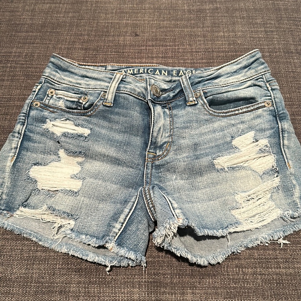 american eagle jean shorts